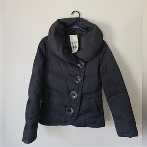 Soia & Kyo Black Down Filled Puffer Jacket